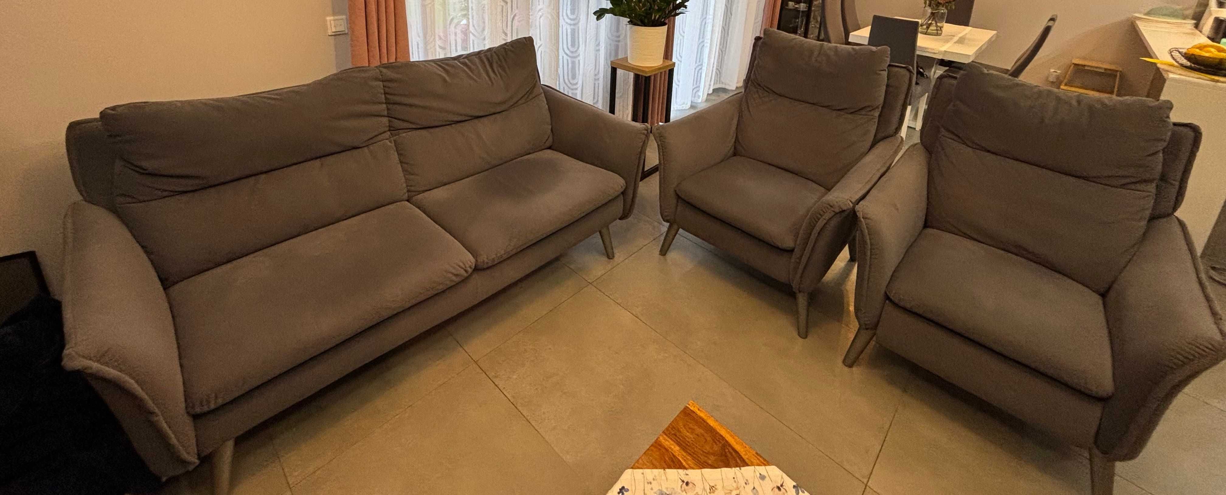 Komplet wypoczynkowy GALA MEBLE: sofa + 2 fotele