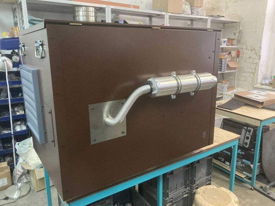 Короб защитный для генератора, максимально шумопоглощающий.