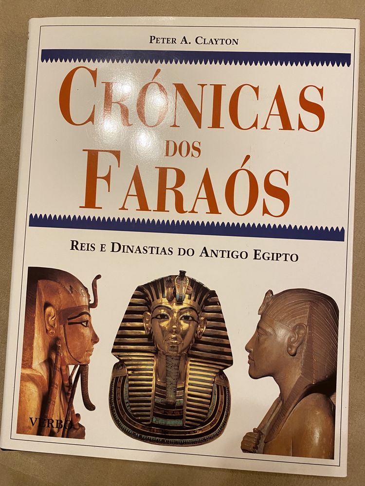 Livro Crónicas dos Faraós Reis Dinastias Antigo Egipto Peter A. Clay