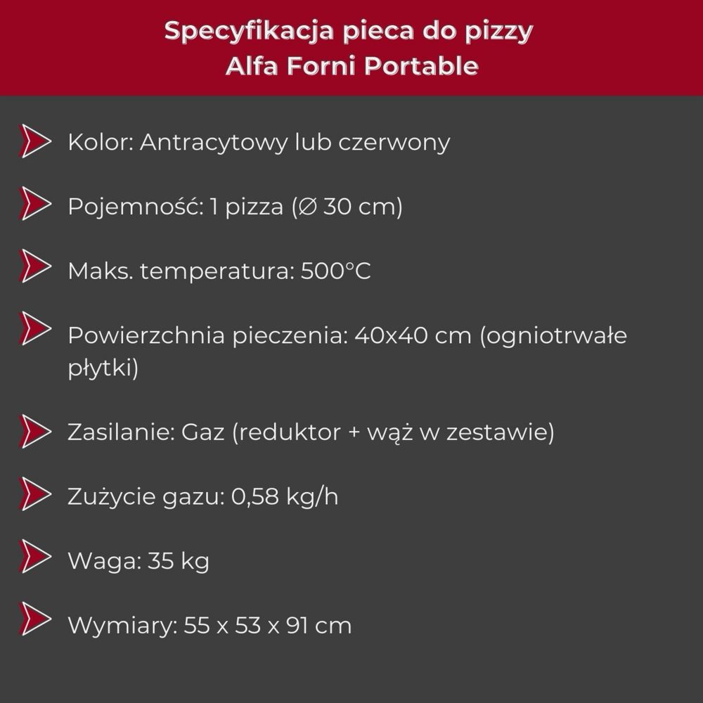 Piec do Pizzy Alfa
