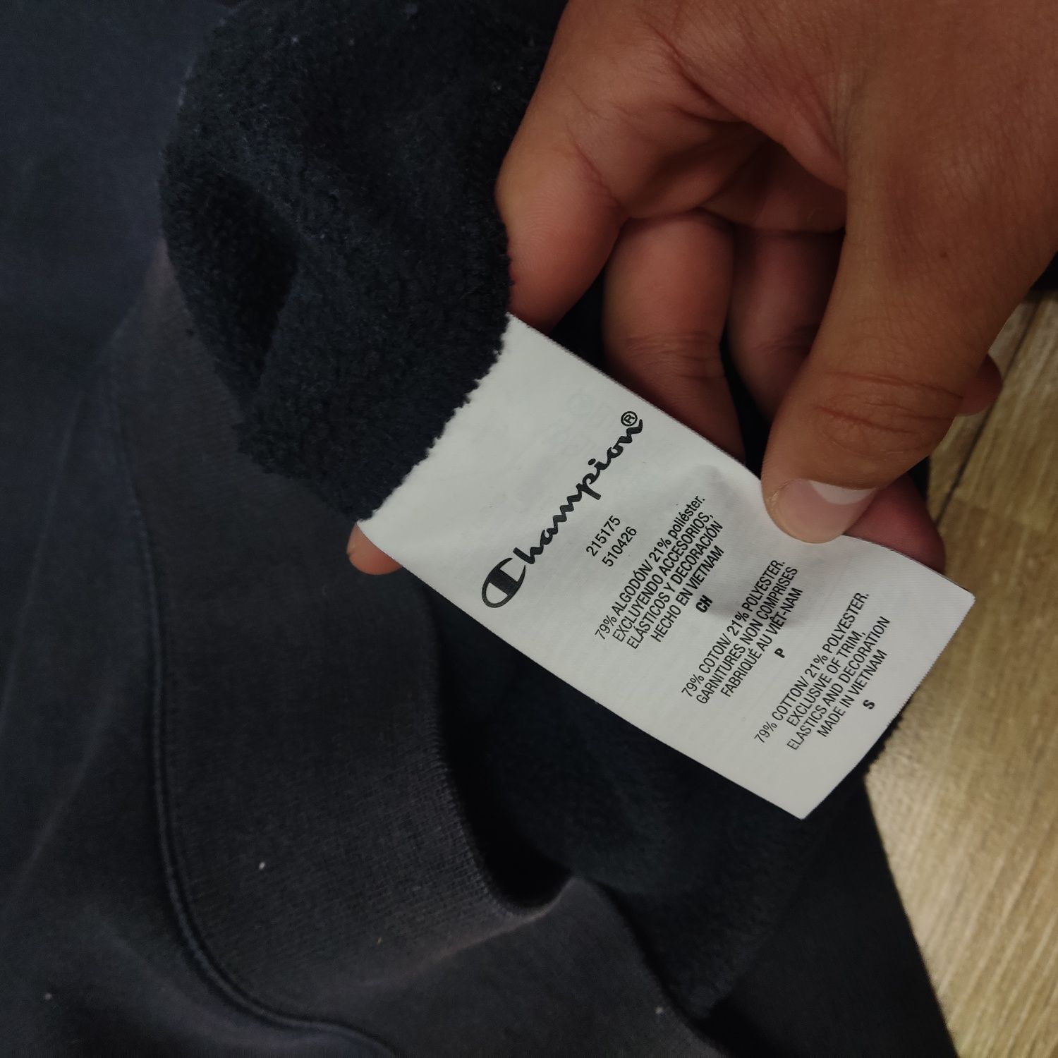 Champion sweatshirt logo center / чемпіон світшот