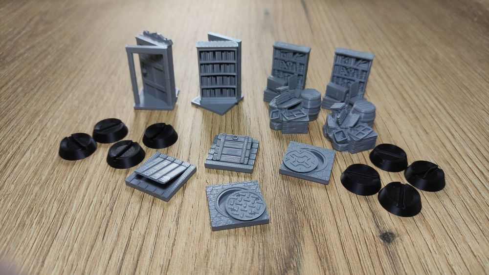 Posiadłość szaleństwa - druki 3D