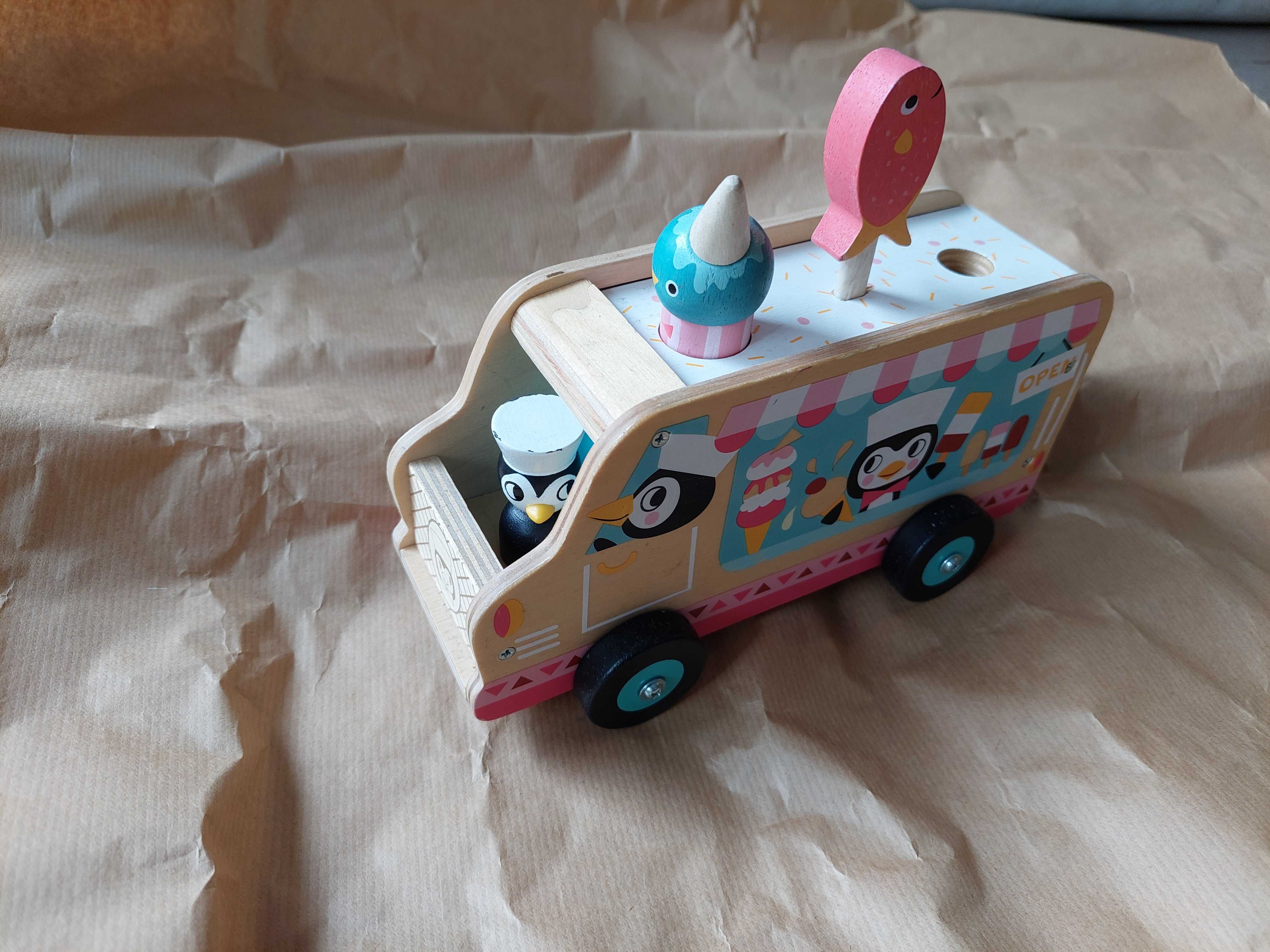 Auto z lodami Penguin's Gelato Van Tender Leaf Toys