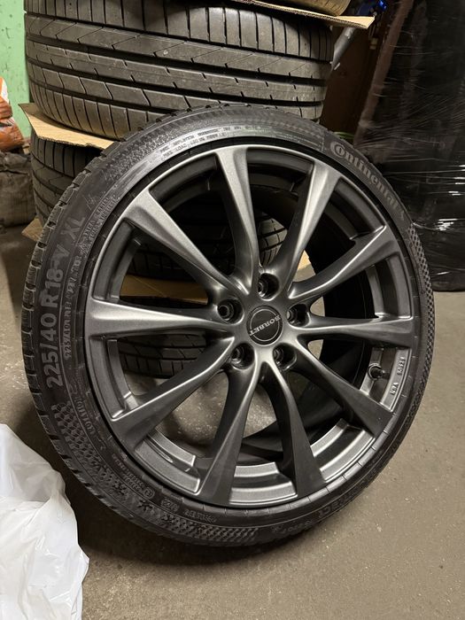 Koła Felgi Opony Audi Borbet 5x112 Continental