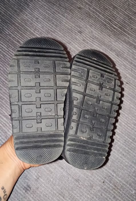 Дитячі ботіки зимові дуже теплі чорні