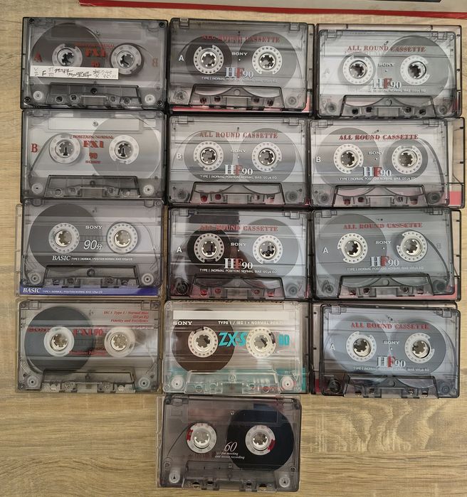 Аудиокассеты/кассеты SONY FX,BASIC