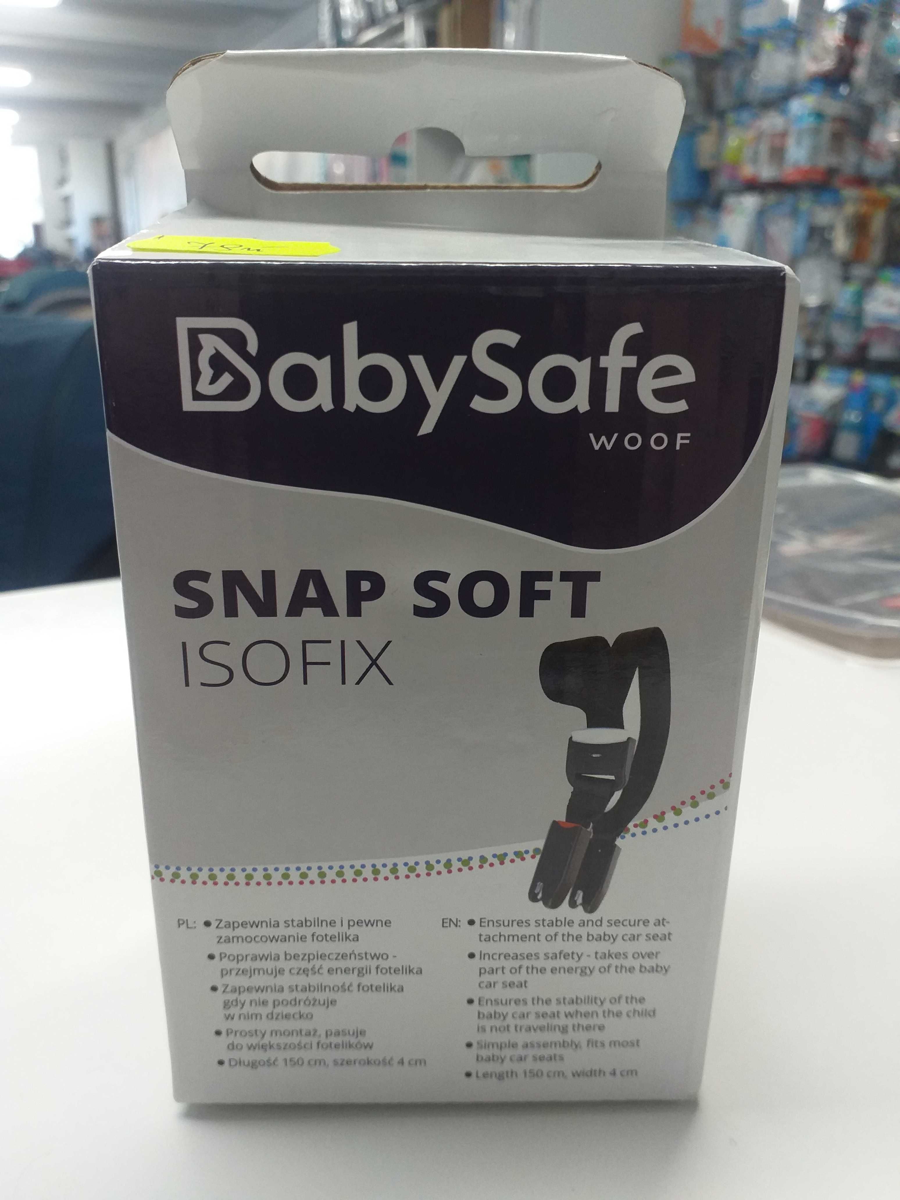 SNAP SOFT ISOFIX mocowanie do fotelika samochodowego na pasy Babysafe