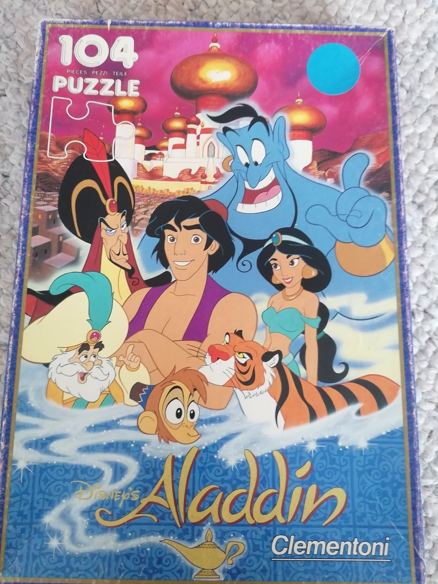 Aladdin puzzle Alladyn Clementoni 104