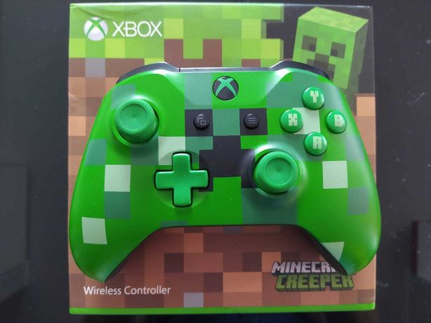 Pad kontroler do video lub Xbox One Series S X Minecraft Creeper Nowy