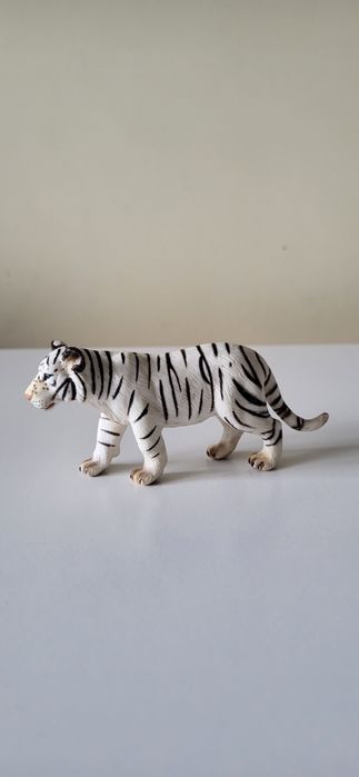 Schleich biały tygrys figurka model wycofany z 2003 r.