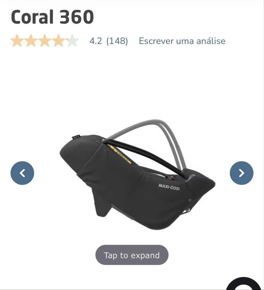 Cadeira ( ovo )Coral 360