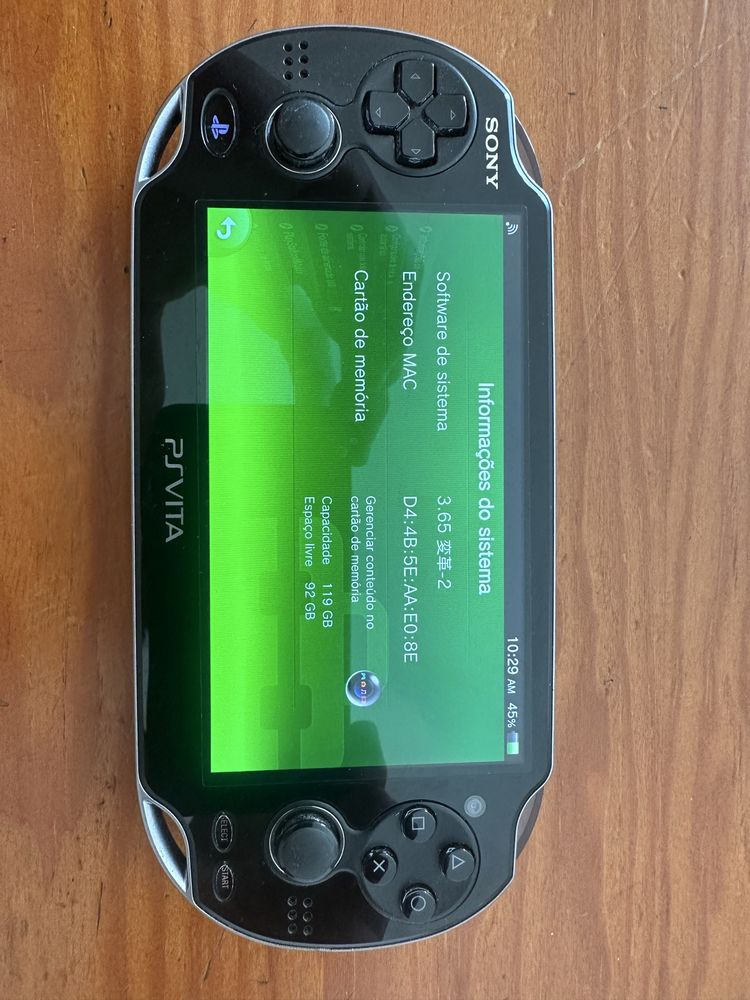Playstation Vita + Sd 128gb