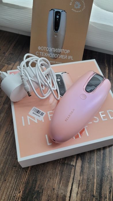 Фотоепілятор зі збільшеним ресурсом лампи ELLESILK IPL Pink