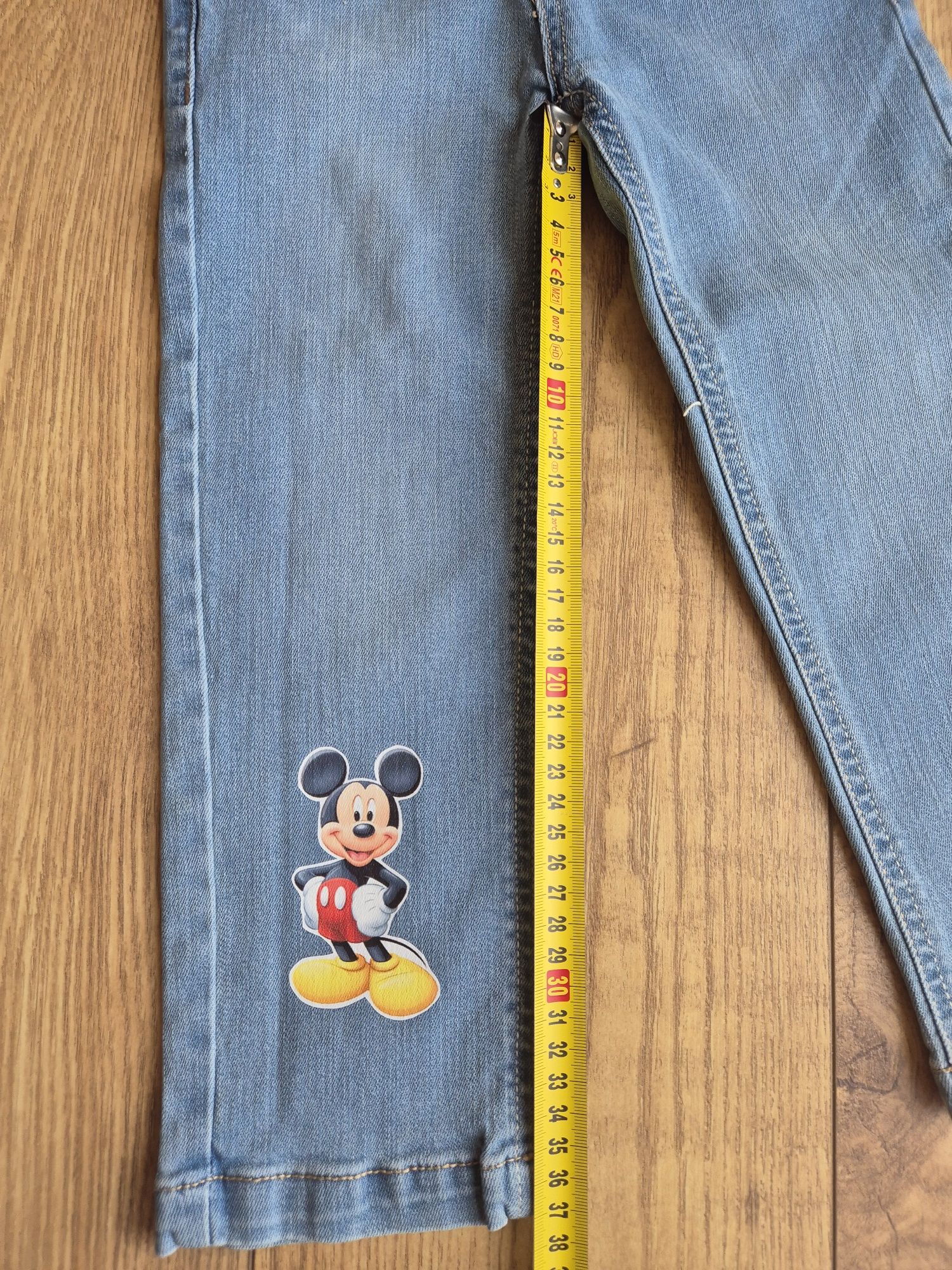 Spodnie jeansy Myszka Mickey r. 98