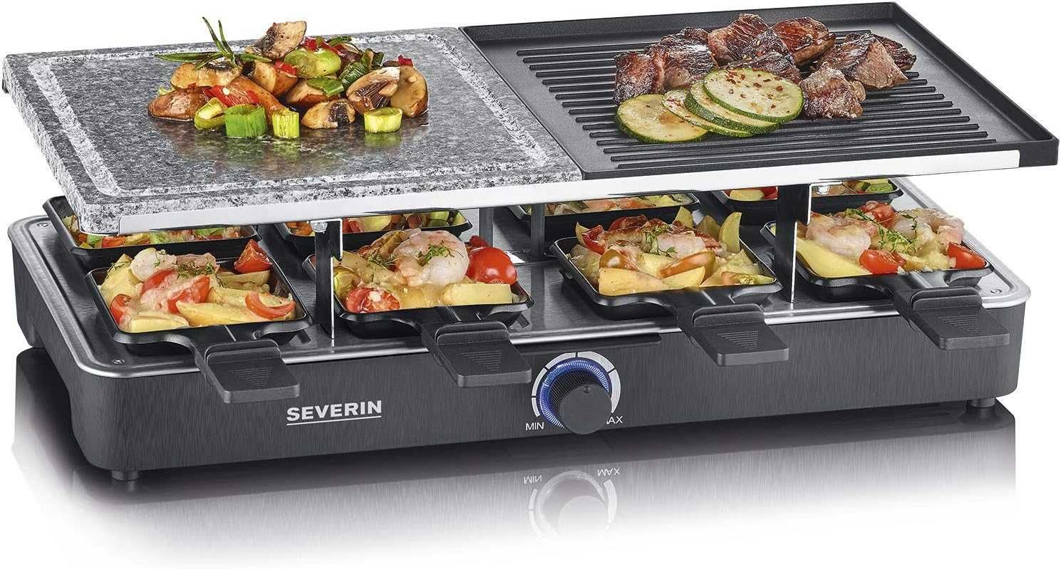 Raclette grill elektryczny Severin RG 2371 czarny 1400 W
