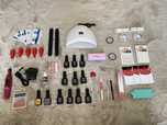 Kit unhas de gel branco
