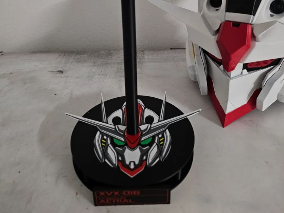 Suporte Capacete Aerial Gundam - Várias Faces