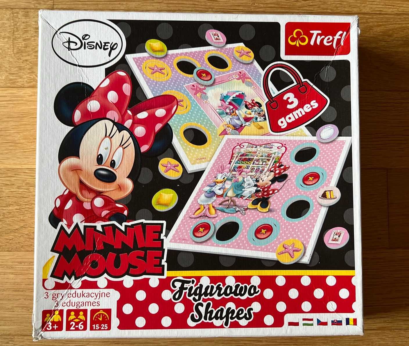 Trfl gra edukacyjna - figurowo Minnie Mouse wiek 3+