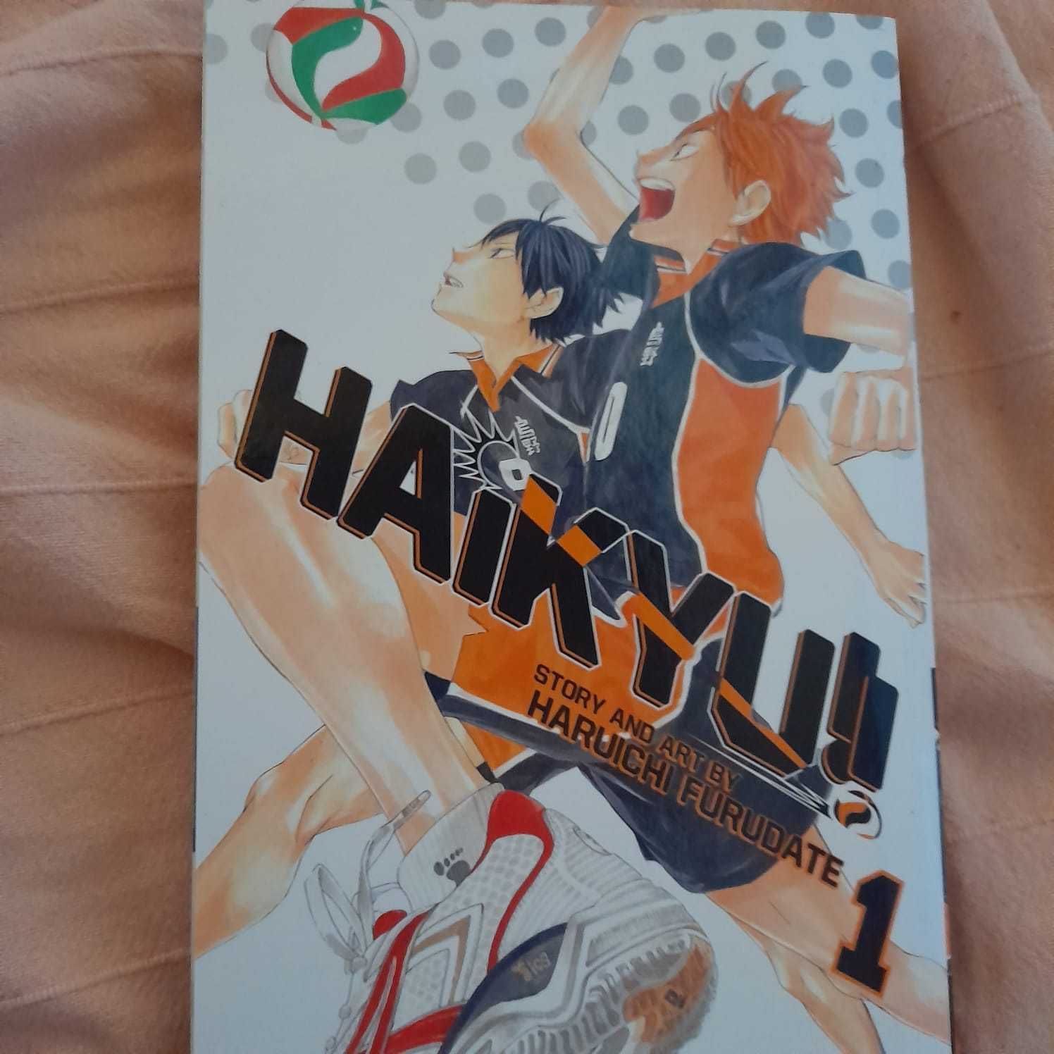 Livro Haikyu volume 1 - versão língua inglesa