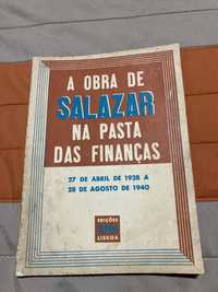 Livro A Obra de Salazar na Pasta das Finanças 1940