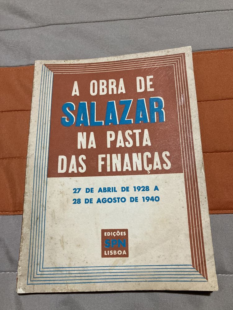 Livro A Obra de Salazar na Pasta das Finanças 1940