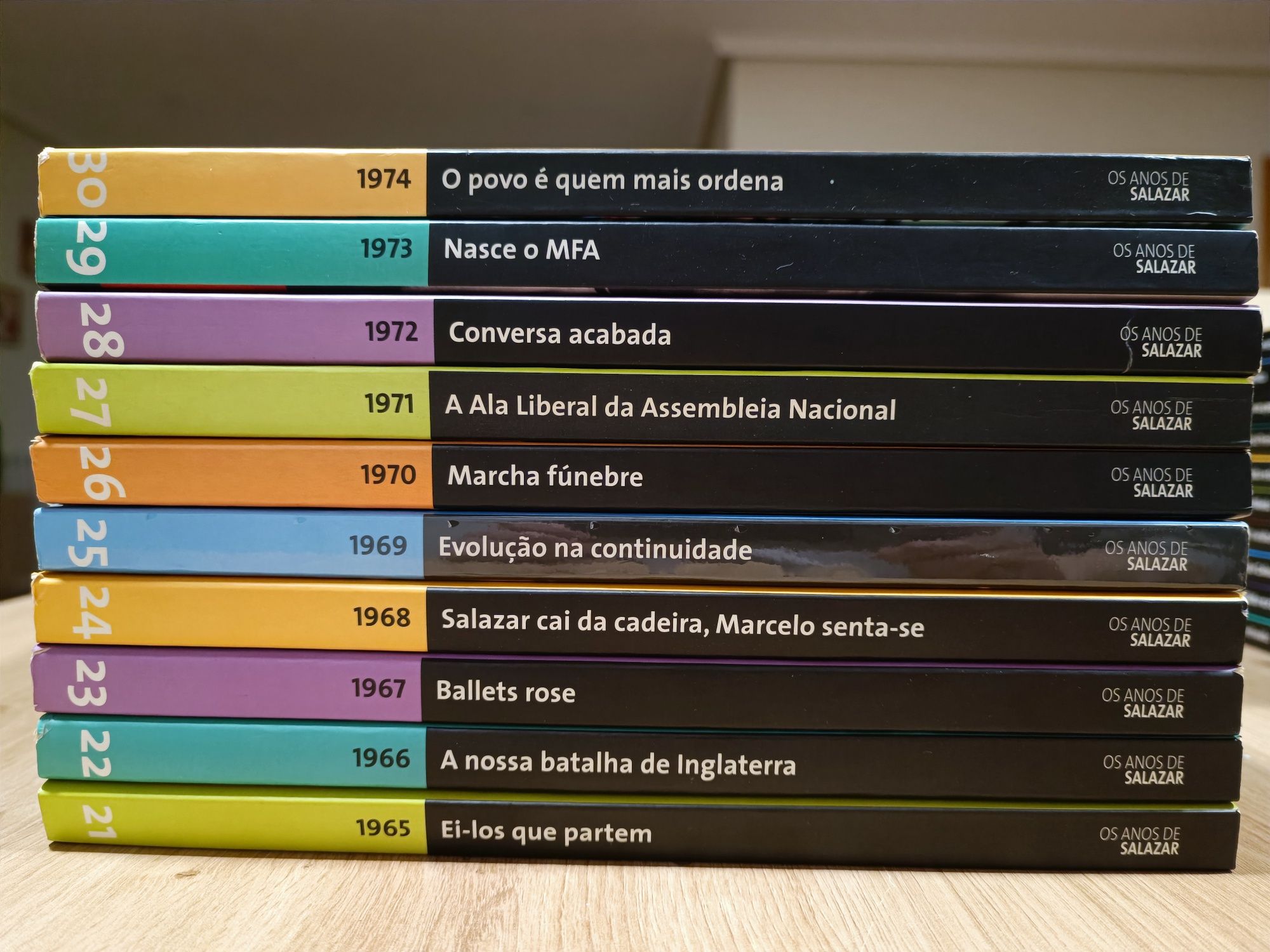 Os Anos de Salazar - coleção completa