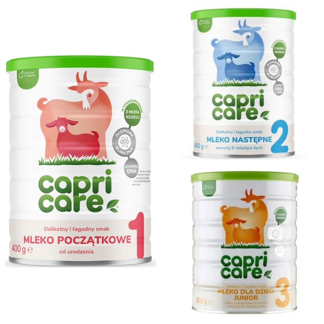 Суміш на козячому молоці CapriCare 1  2 3