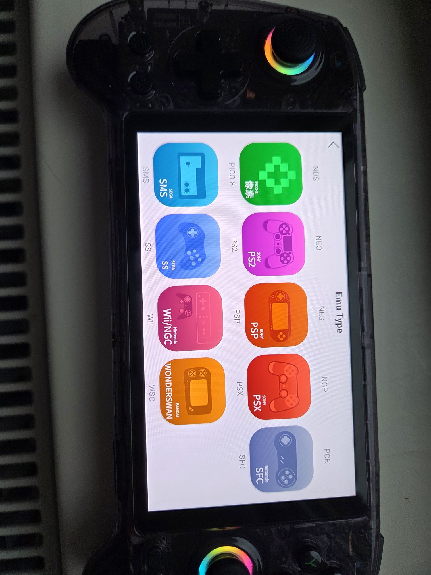 Konsola Anbernic RG577 nowość. Nintendo switch, PS1, PS2, GBA i inne
