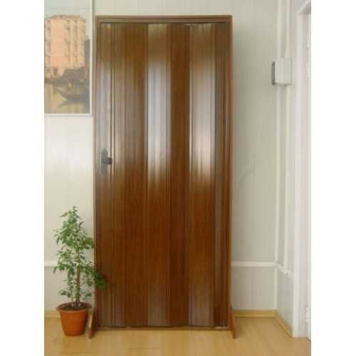 Двері гармошка розсувні ПВХ стандарт, еліт, напівскло