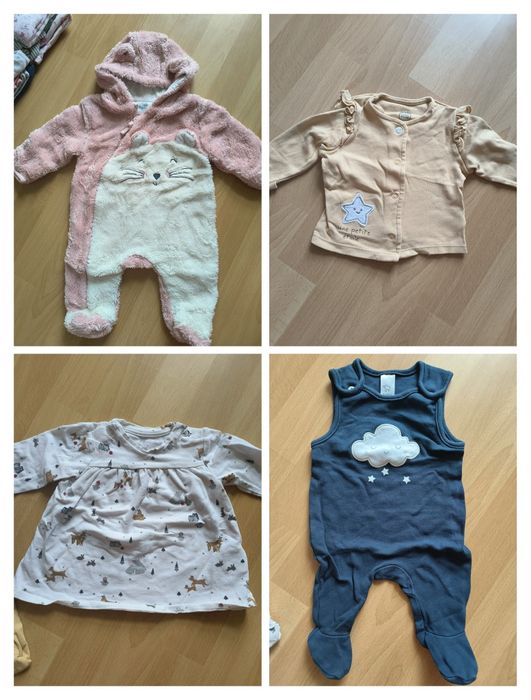 Paczka ubrań dziewczynka jesień/zima r.56 56 sztuk