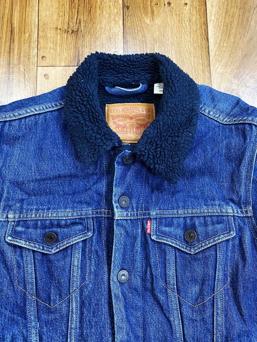 Levis Kurtka Jeansowa Ocieplana Sherpa Męska S (Wrangler Lee Nike )