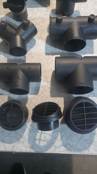 Тройник на гофру 60мм, 75мм, на автономку, дефлектор, WEBASTO, трійник