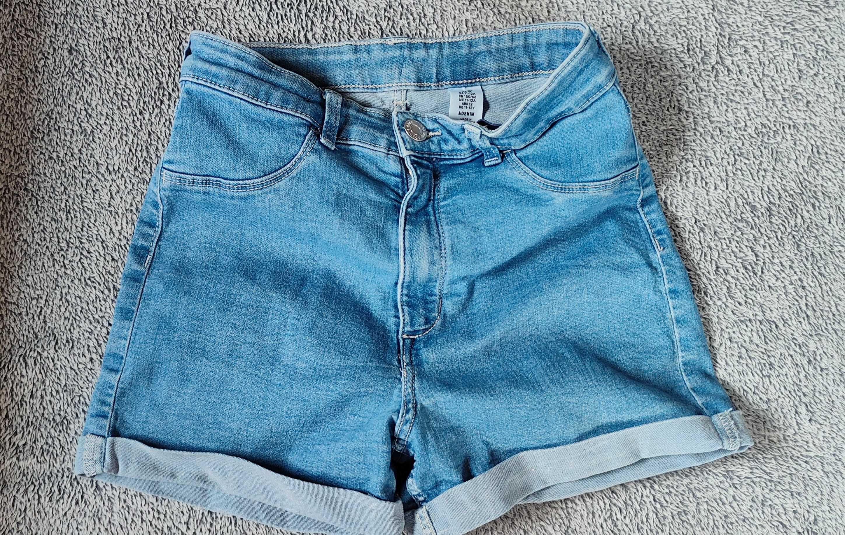 Krótkie spodenki zestaw 3 sztuk, roz. 152, H&M, Pepperts