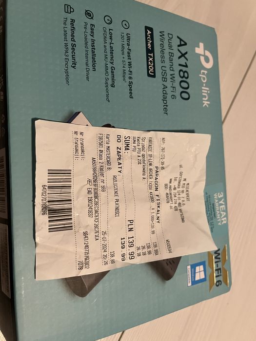 Antena wifi do komputera