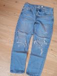Boyfriend jeansy z dziurami Denim 42