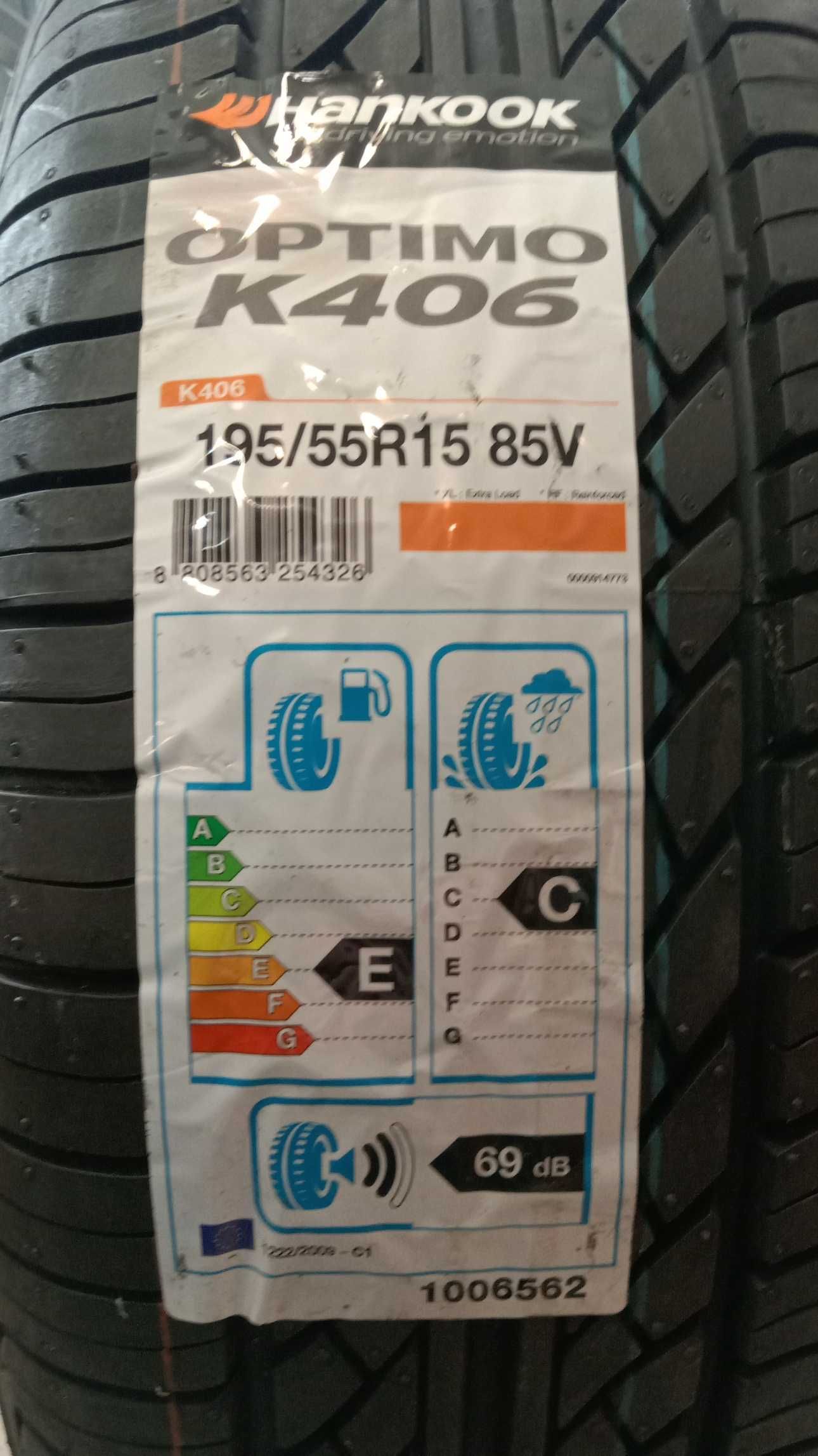 Opona 195/55 R15 85V Hankook K406 Lato 2018 NOWA