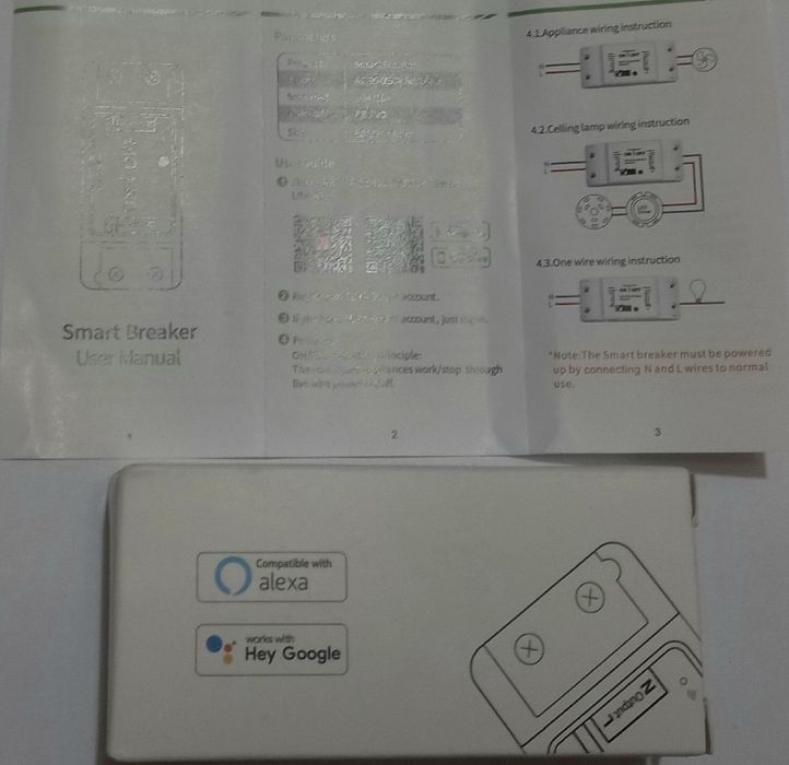 Wylacznik WiFi smart home bezprzewodowy wylacznik