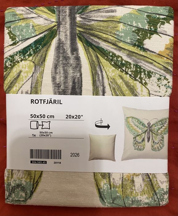 Декоративные наволочки 2 шт Икеа Ikea ROTFJÄRIL GURLI