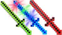 Miecz Na Baterie Minecraft Światło Dźwięk Z Led'ami 62,5Cm