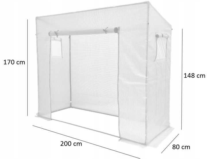 Szklarnia Ogrodowa Tunel Foliowy Foliak Namiot Na Pomidory Warzywa