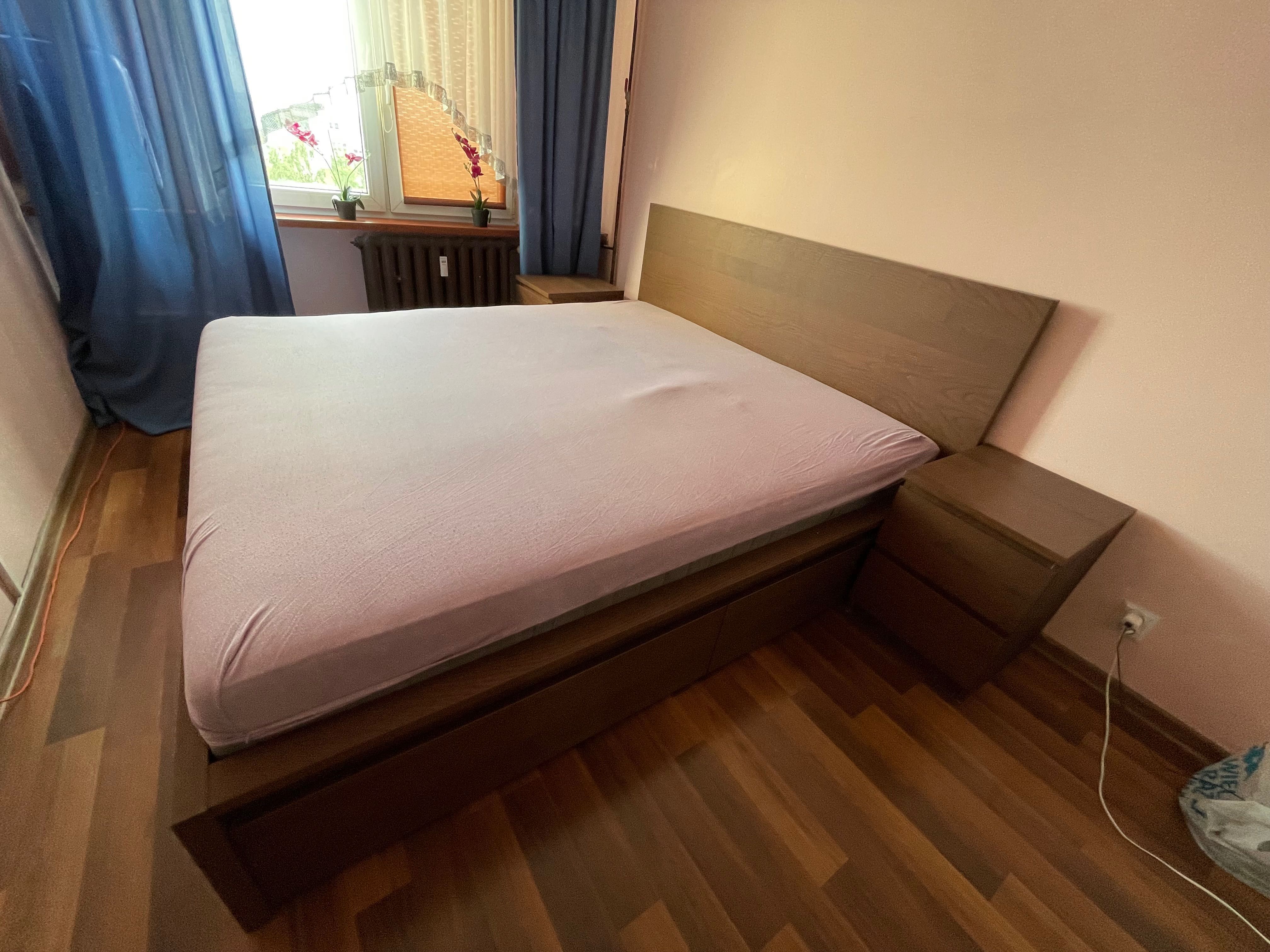 Szafki Nocne MALM IKEA - Brązowe
