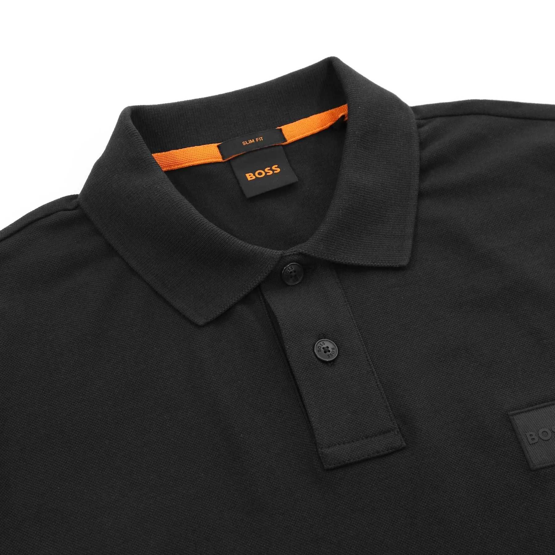HUGO BOSS męska koszulka polo BLACK NOWOŚĆ