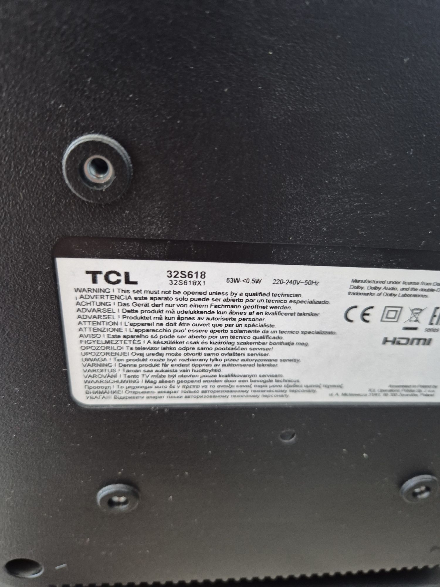 Telewizor tcl 32 cali Smart tv android stan bardzo dobry