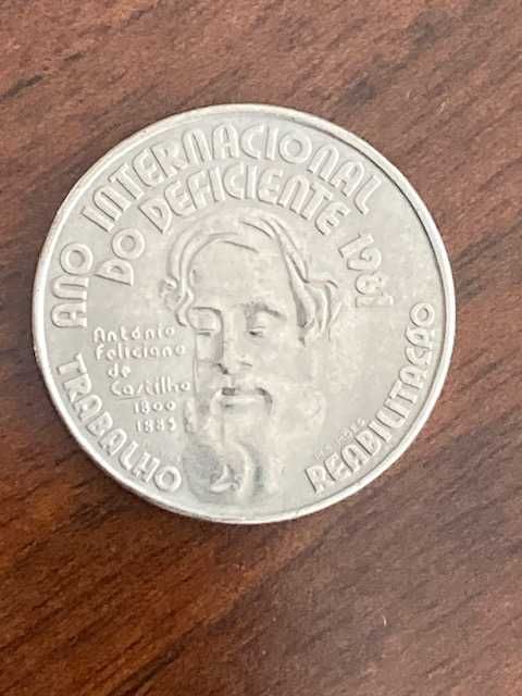 2 Moedas comemorativas 25 escudos, 1984 - Ano Internacional Deficiente