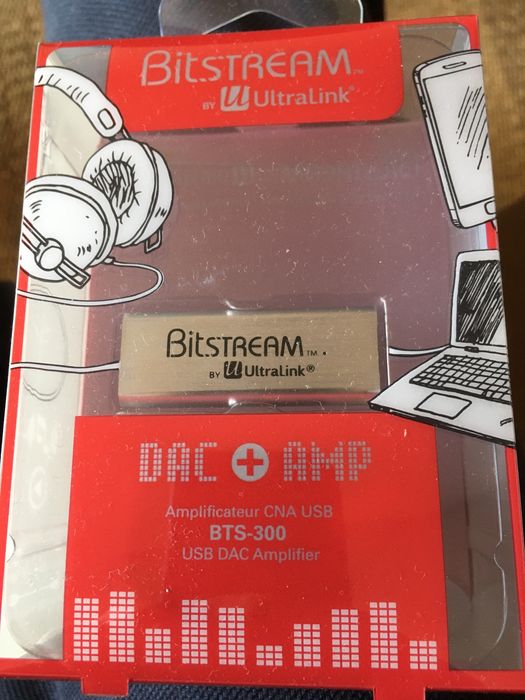 Amplificador Bit.stream by Ultralink usb DAC+AMP BTS 300 Bit.stream