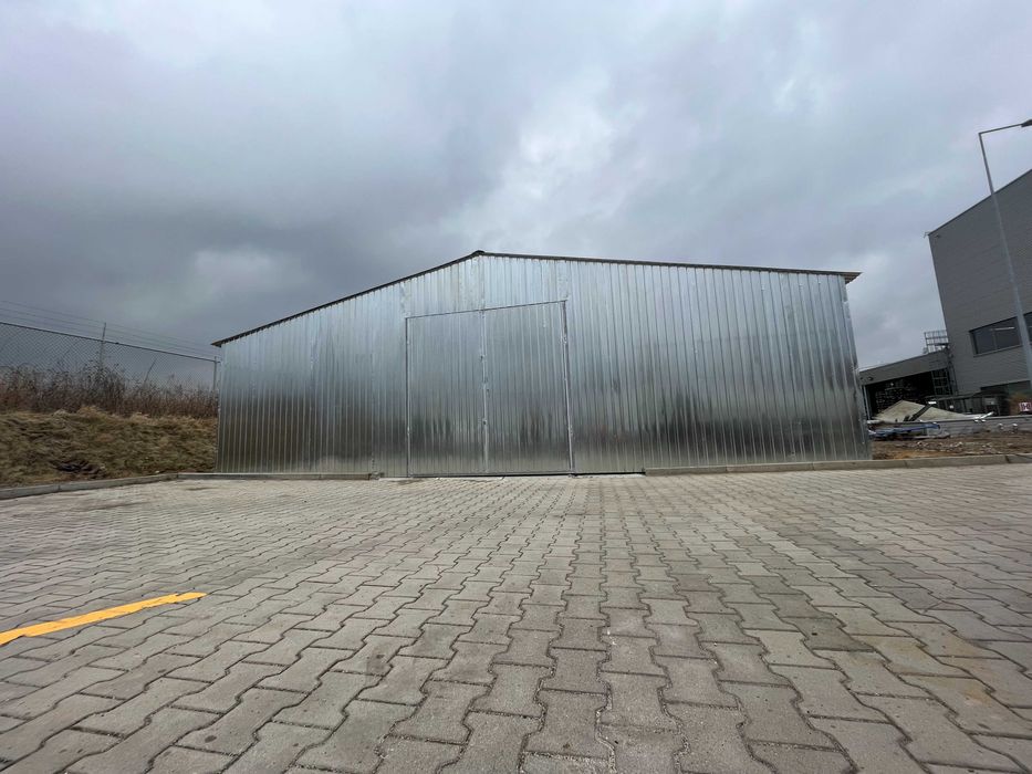 Garaż blaszany 5x5 ocynk dach dwuspadowy PRODUCENT (86)