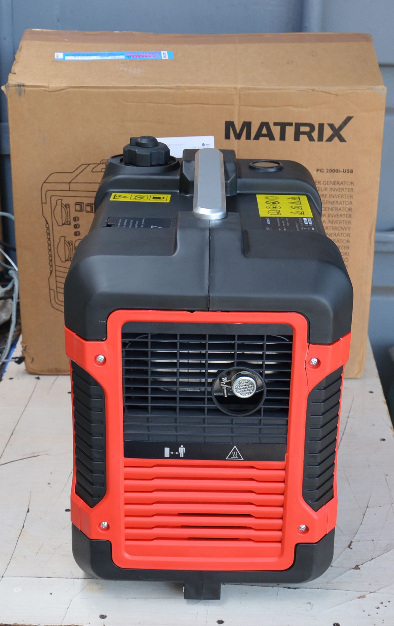 Генератор инверторный, Matrix PG 2000i - USB 2 кВт Германия, новый
