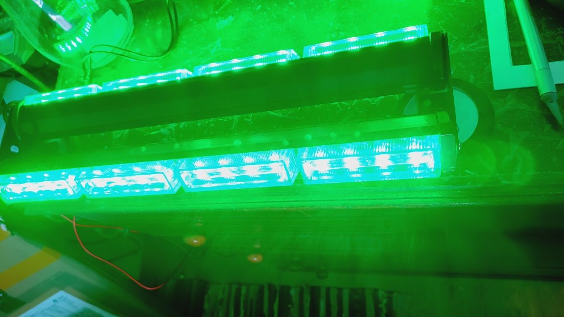 Luz 12 led verdes