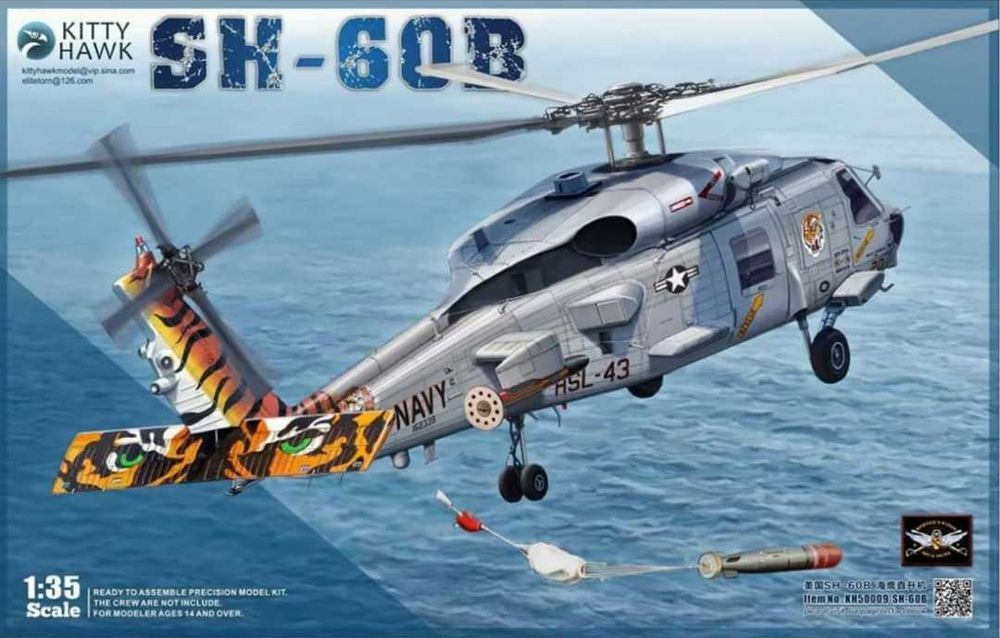 Kitty Hawk 50009 Sikorsky SH-60B Sea Hawk 1/35 model do sklejania