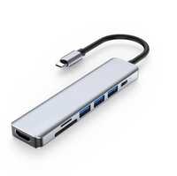 Adaptador USB C (HDMI, USBs, cartões SD…)